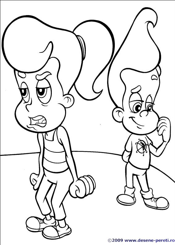 jimmy neutron desene colorat